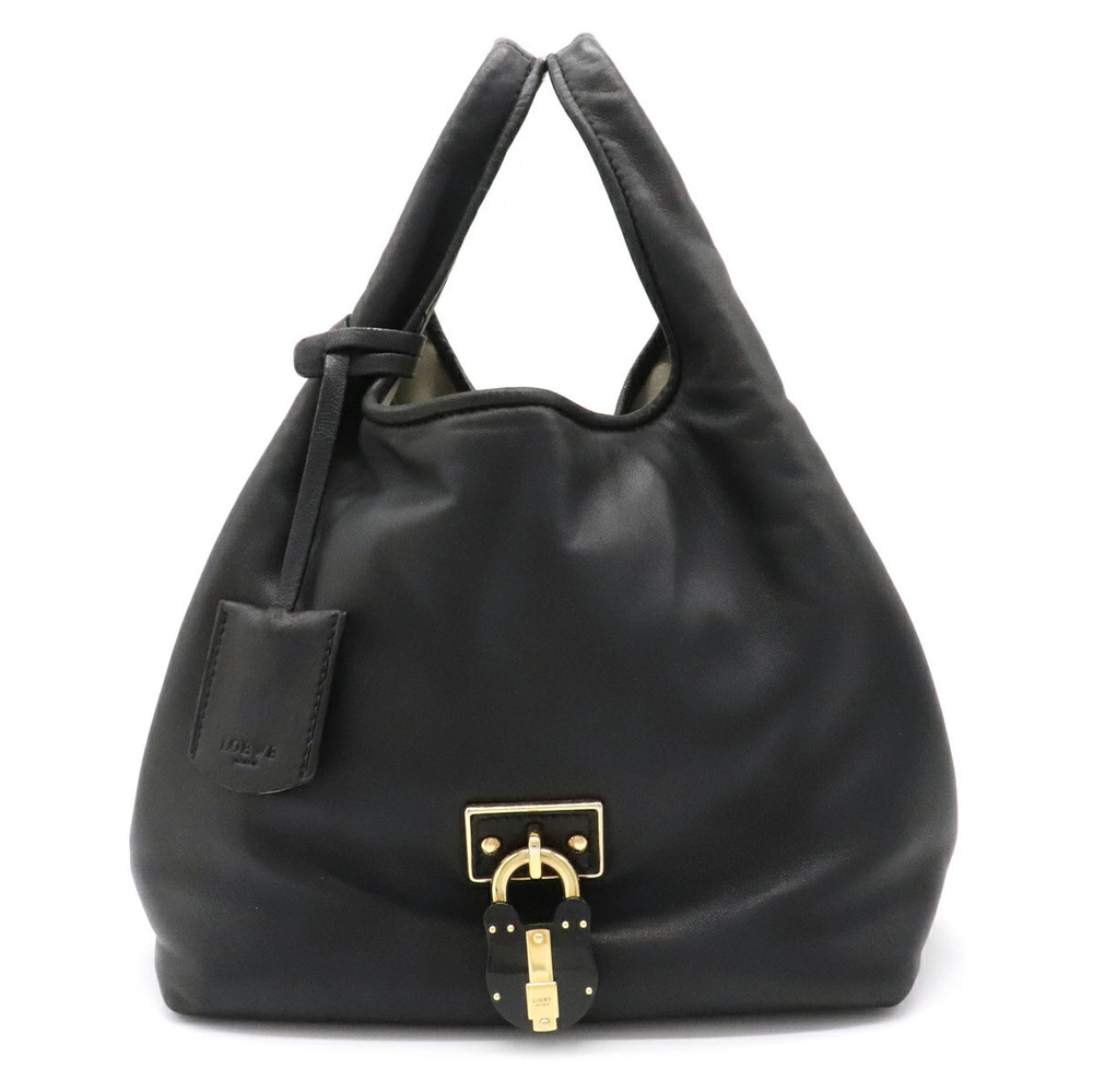Loewe Calle Handbag Nappa Leather Black